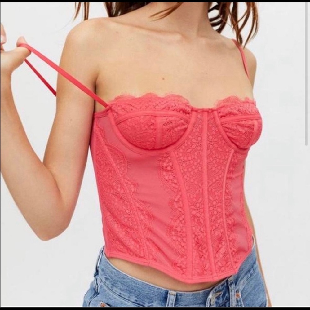 NWOT UO Blush out from under corset RARE